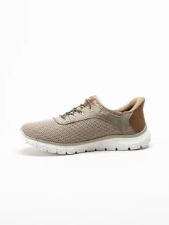 Rieker - Beige slip on sneakers