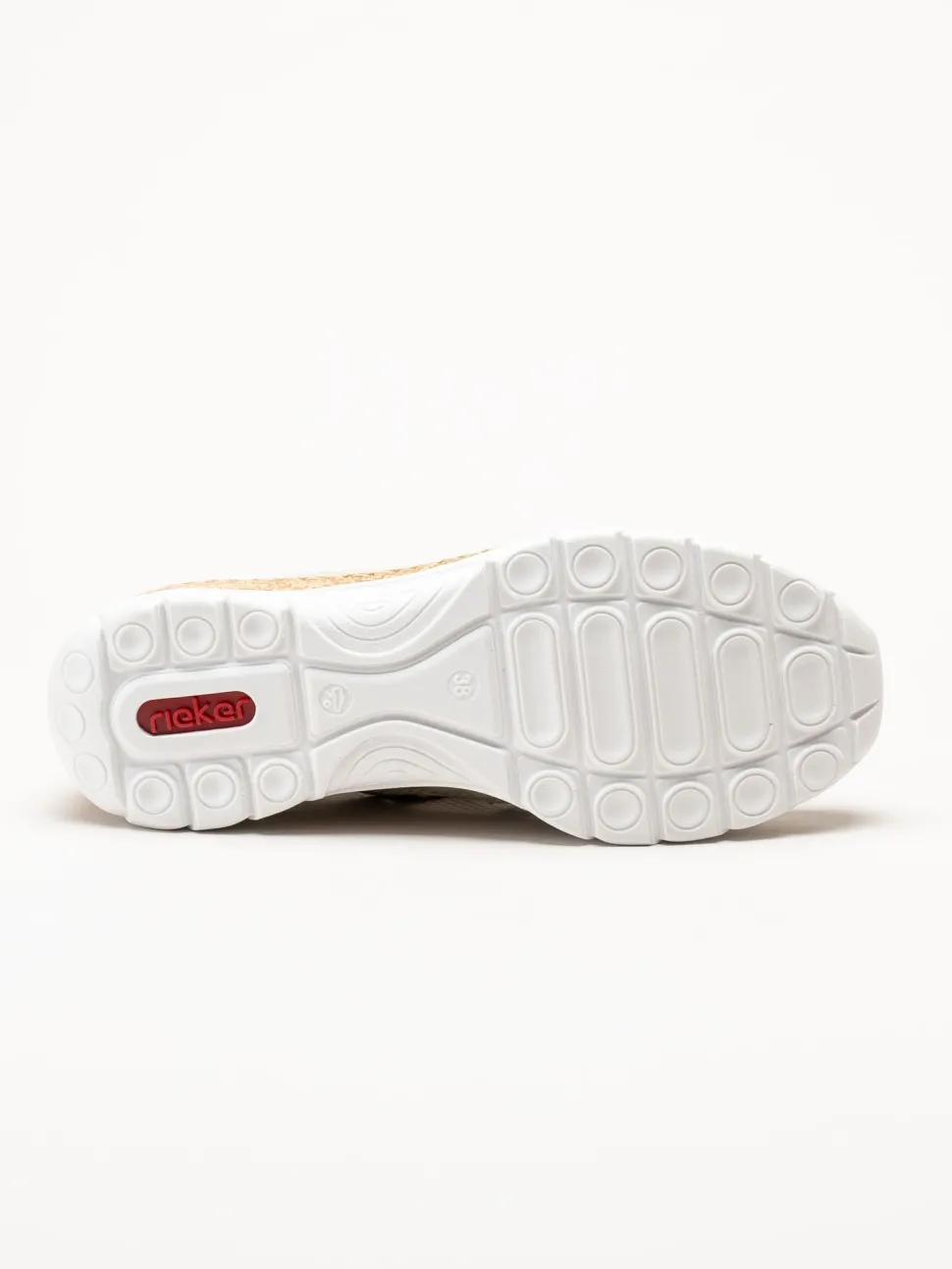 Rieker - Beige slip on sneakers