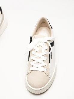 Rieker - Beige sneakers i mesh