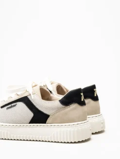 Rieker - Beige sneakers i mesh