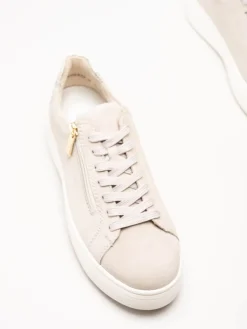Rieker - Beige sneakers i nubuck
