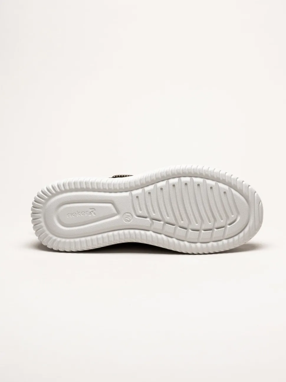 Rieker - Beige sneakers i textil