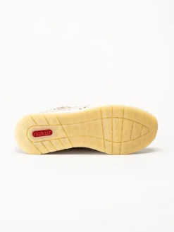 Rieker - Beige sneakers i textil