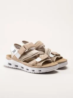 Rieker - Beige sportiga sandaler