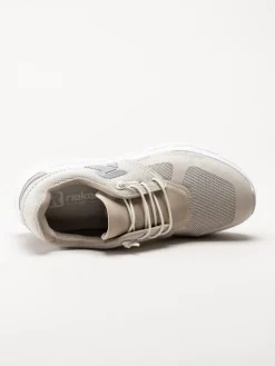 Rieker - Beige sportskor i textil