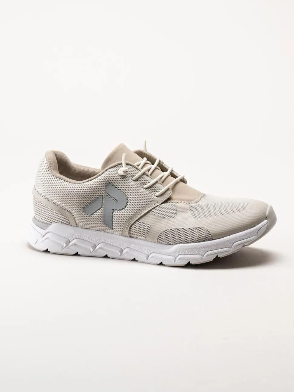 Rieker - Beige sportskor i textil