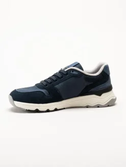 Rieker - Blå retrosneaker i mesh