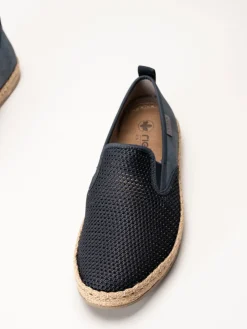 Rieker - Blå slip on skor