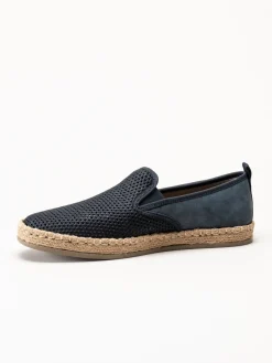 Rieker - Blå slip on skor