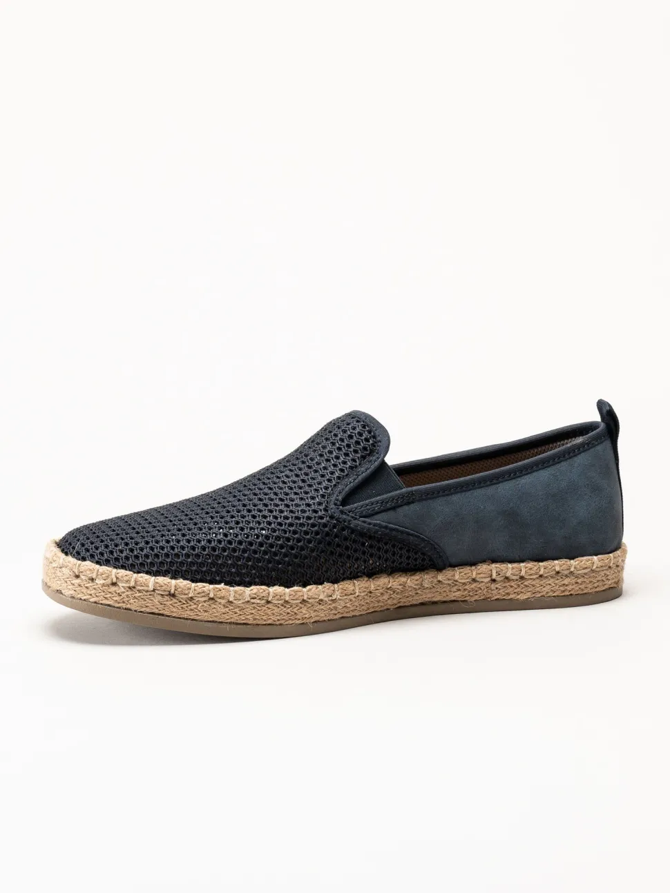 Rieker - Blå slip on skor