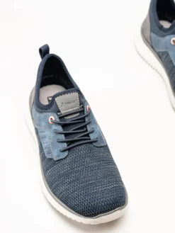 Rieker - Blå slip on sneakers