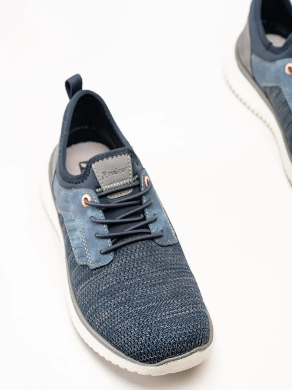 Rieker - Blå slip on sneakers