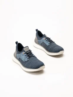 Rieker - Blå slip on sneakers