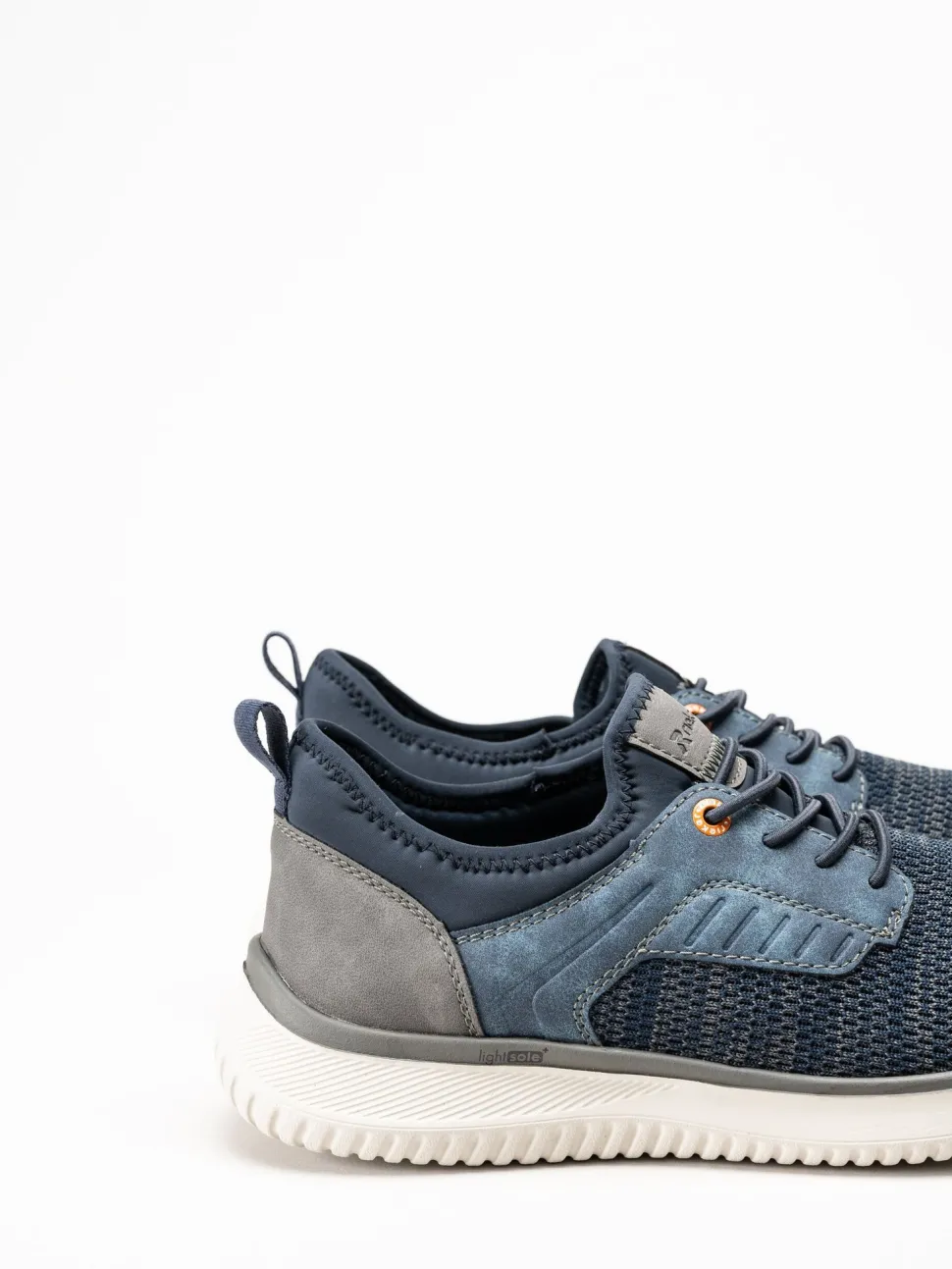 Rieker - Blå slip on sneakers