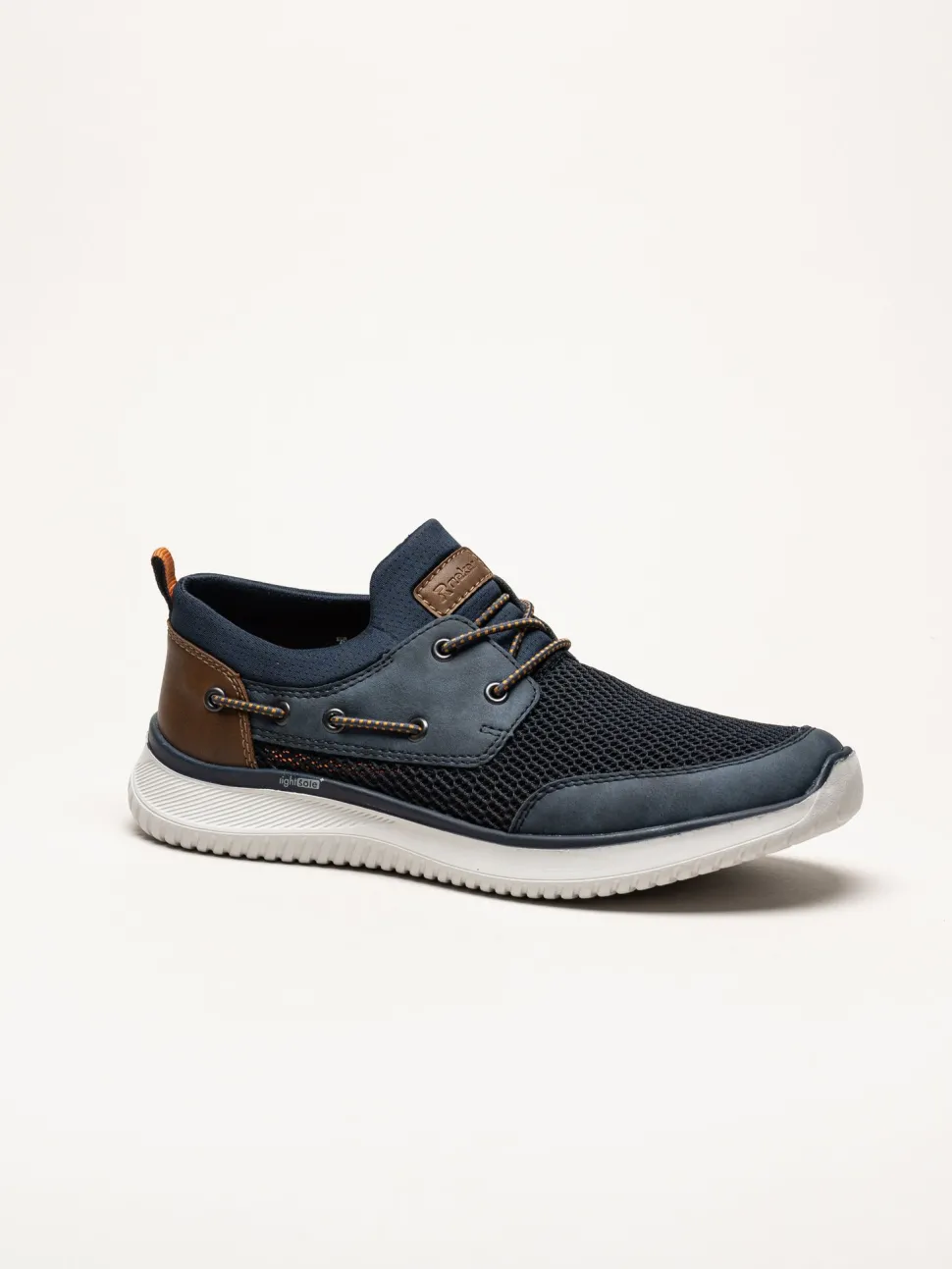 Rieker - Blå sneakers i textil