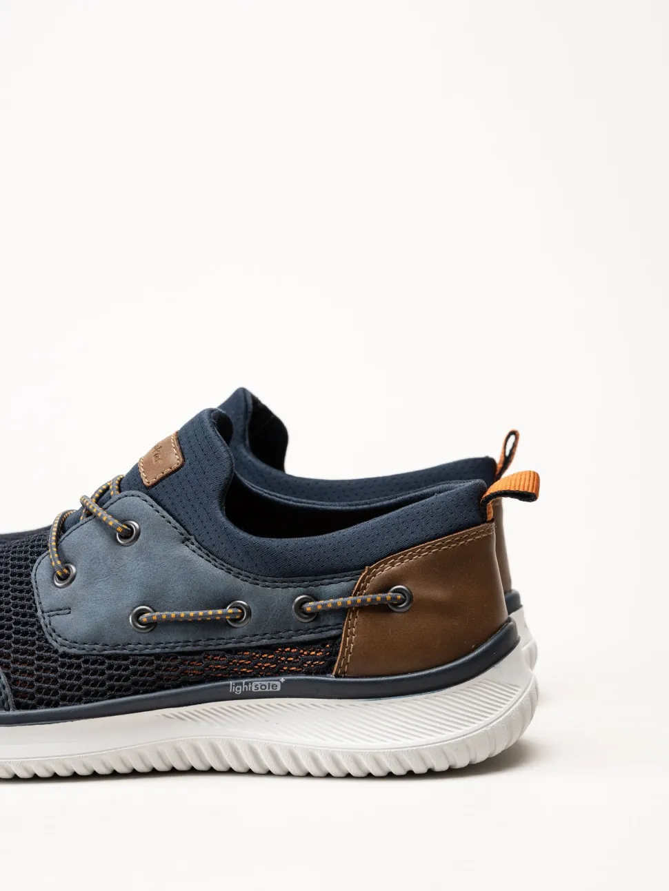 Rieker - Blå sneakers i textil