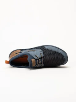 Rieker - Blå sneakers i textil