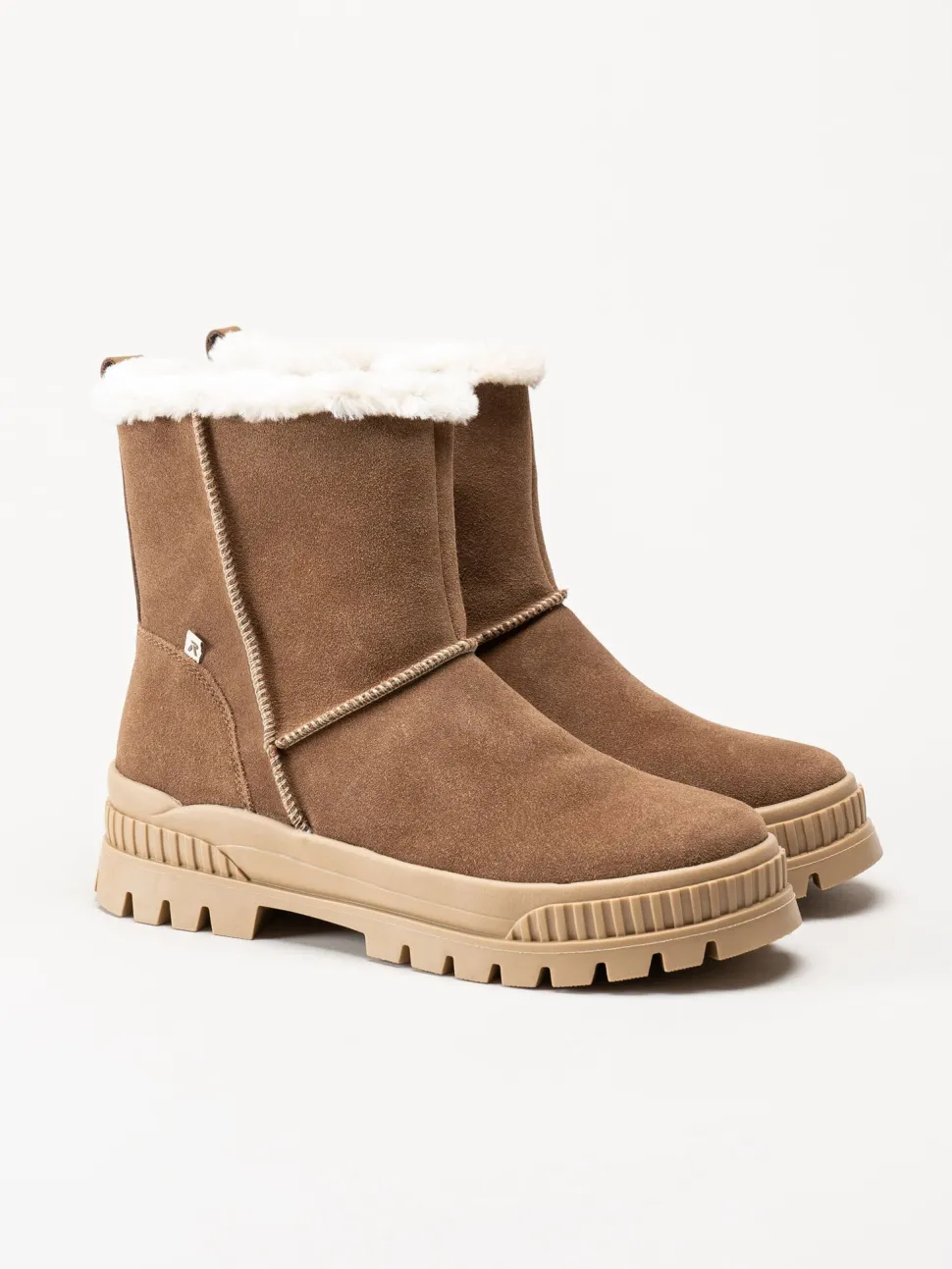 Rieker - Bruna fodrad boots i mocka
