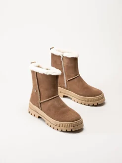 Rieker - Bruna fodrad boots i mocka