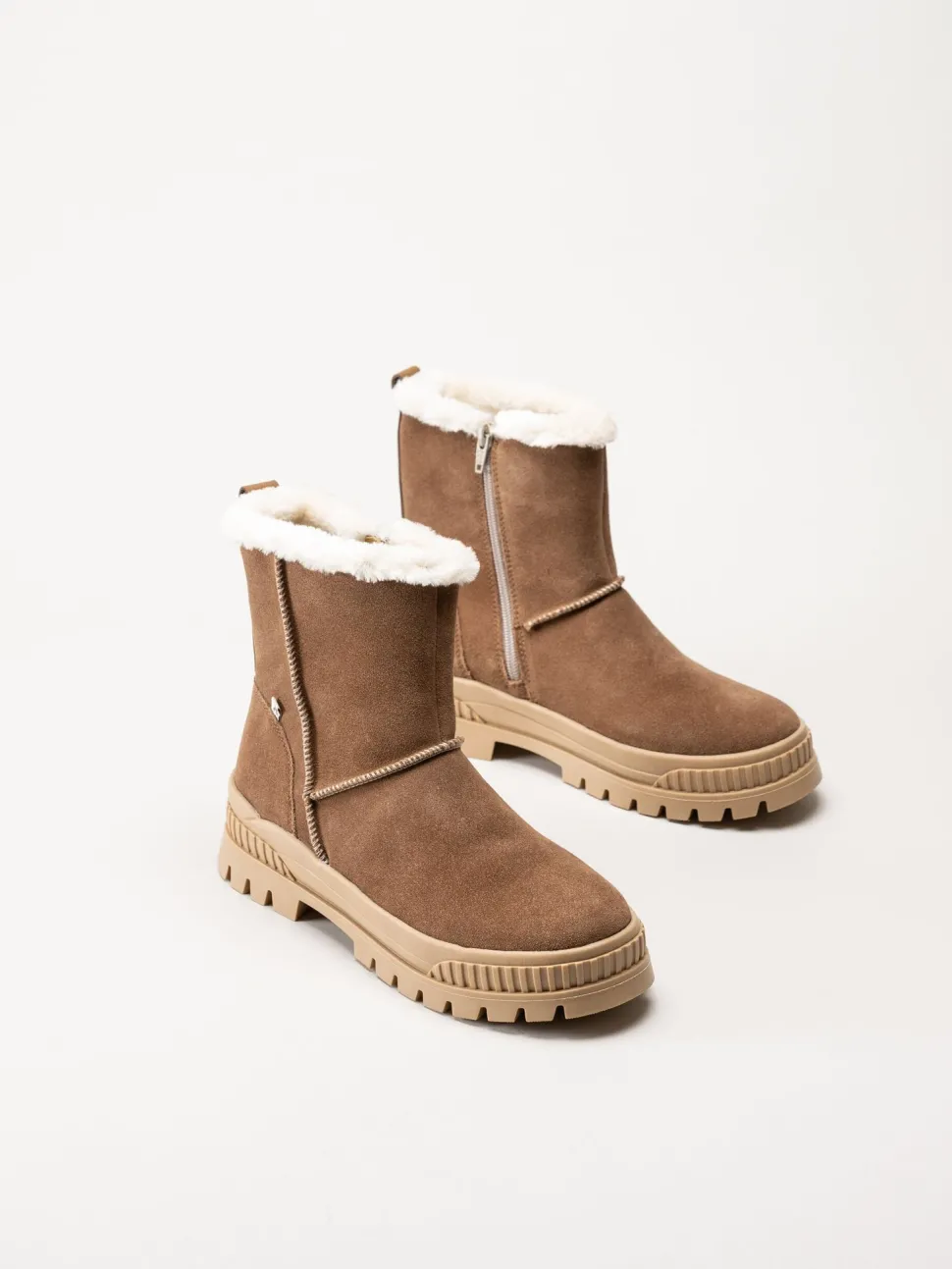 Rieker - Bruna fodrad boots i mocka