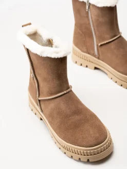 Rieker - Bruna fodrad boots i mocka
