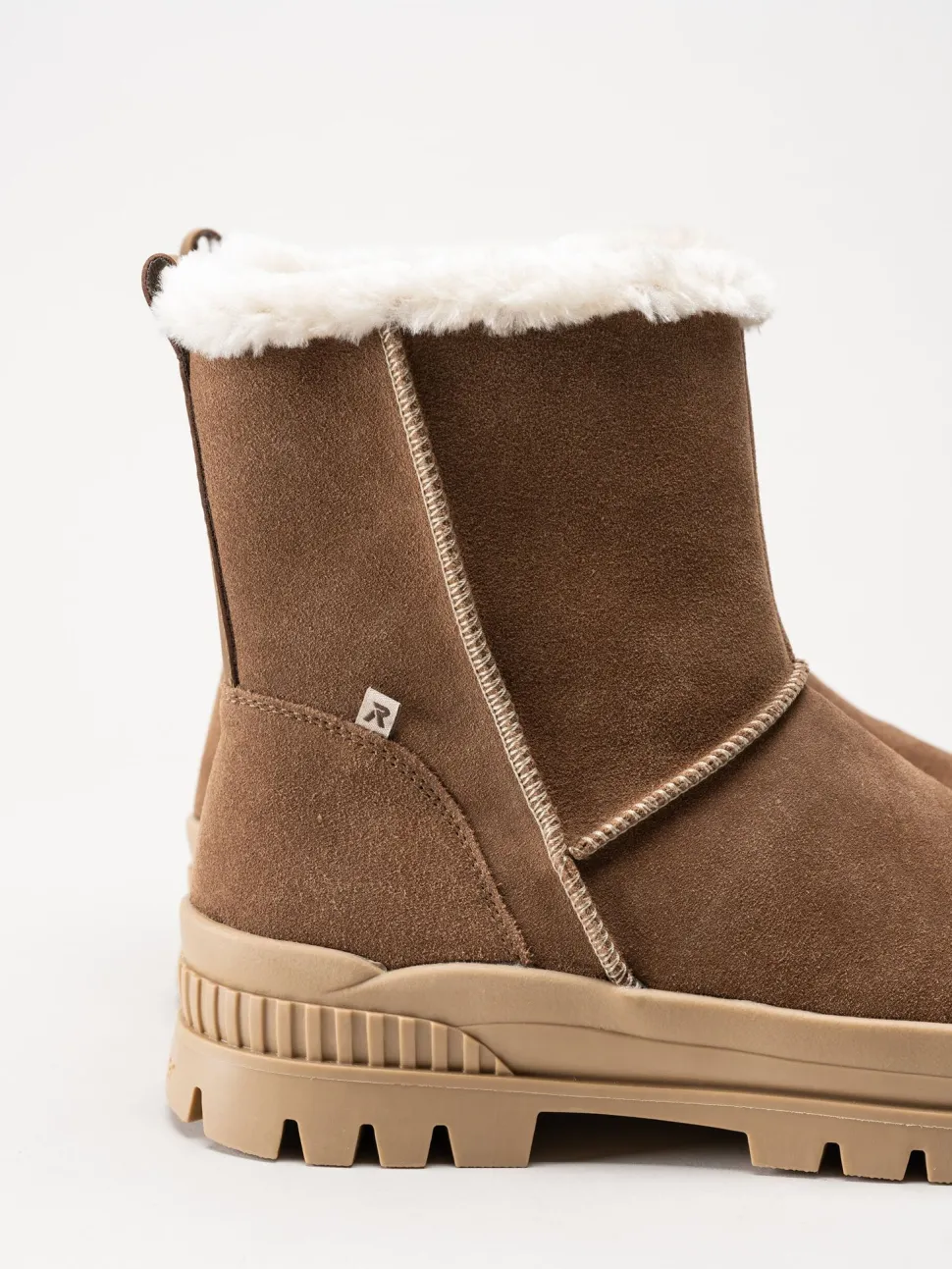 Rieker - Bruna fodrad boots i mocka
