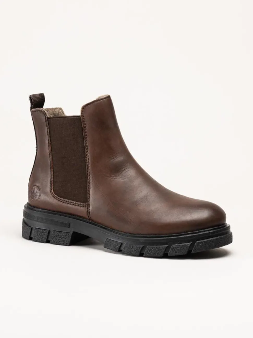 Rieker - Bruna grova chelsea boots i skinn