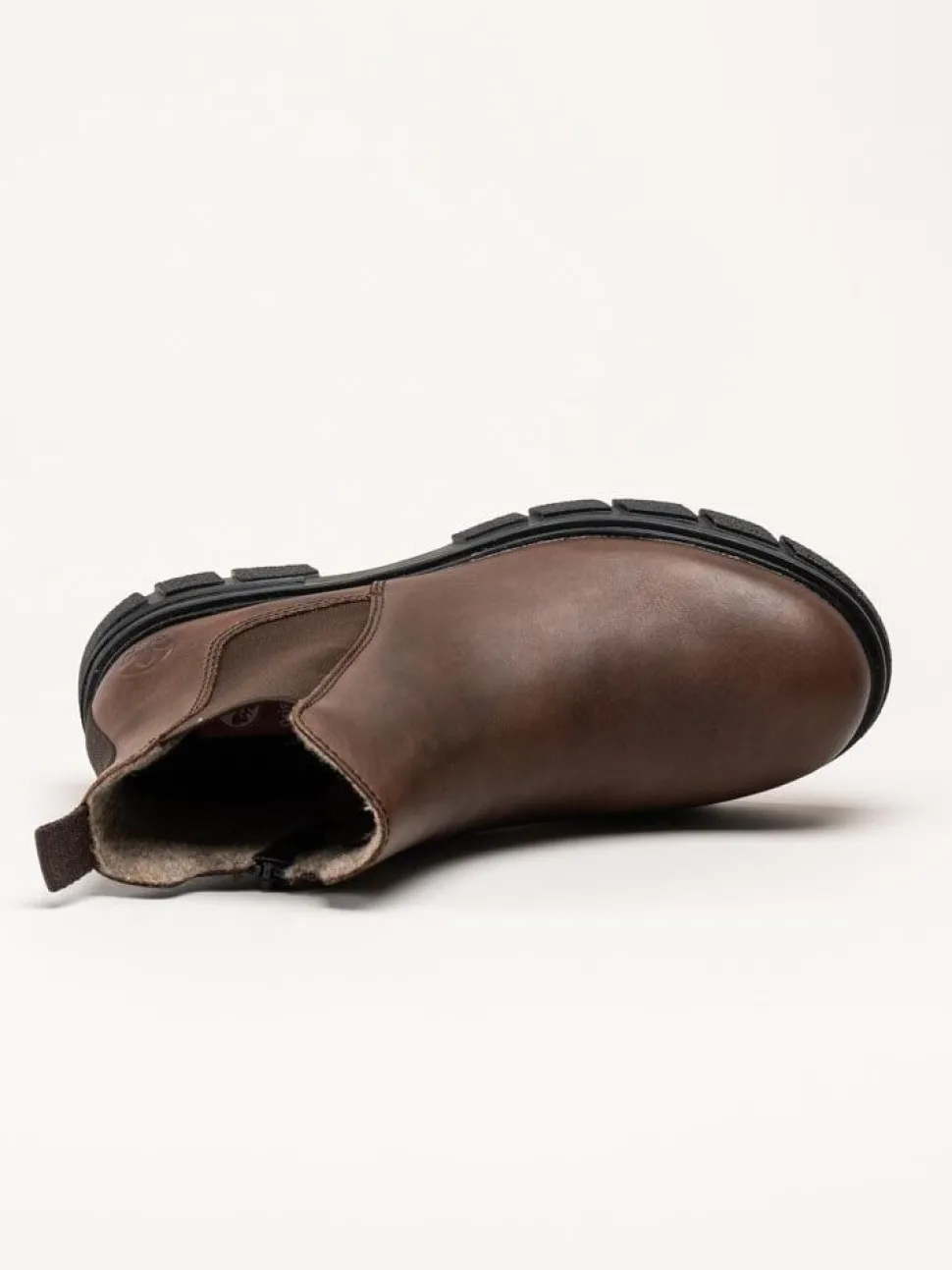 Rieker - Bruna grova chelsea boots i skinn