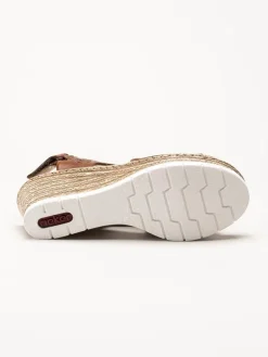 Rieker - Bruna kilklackade sandaletter
