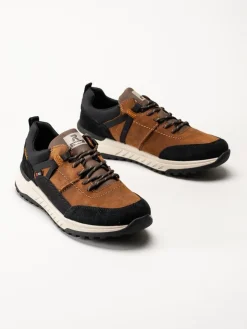 Rieker - Bruna promenadskor i nubuck