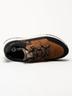 Rieker - Bruna promenadskor i nubuck