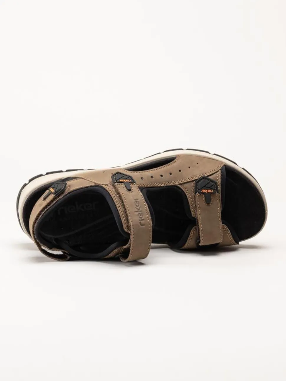 Rieker - Bruna sandaler i nubuck