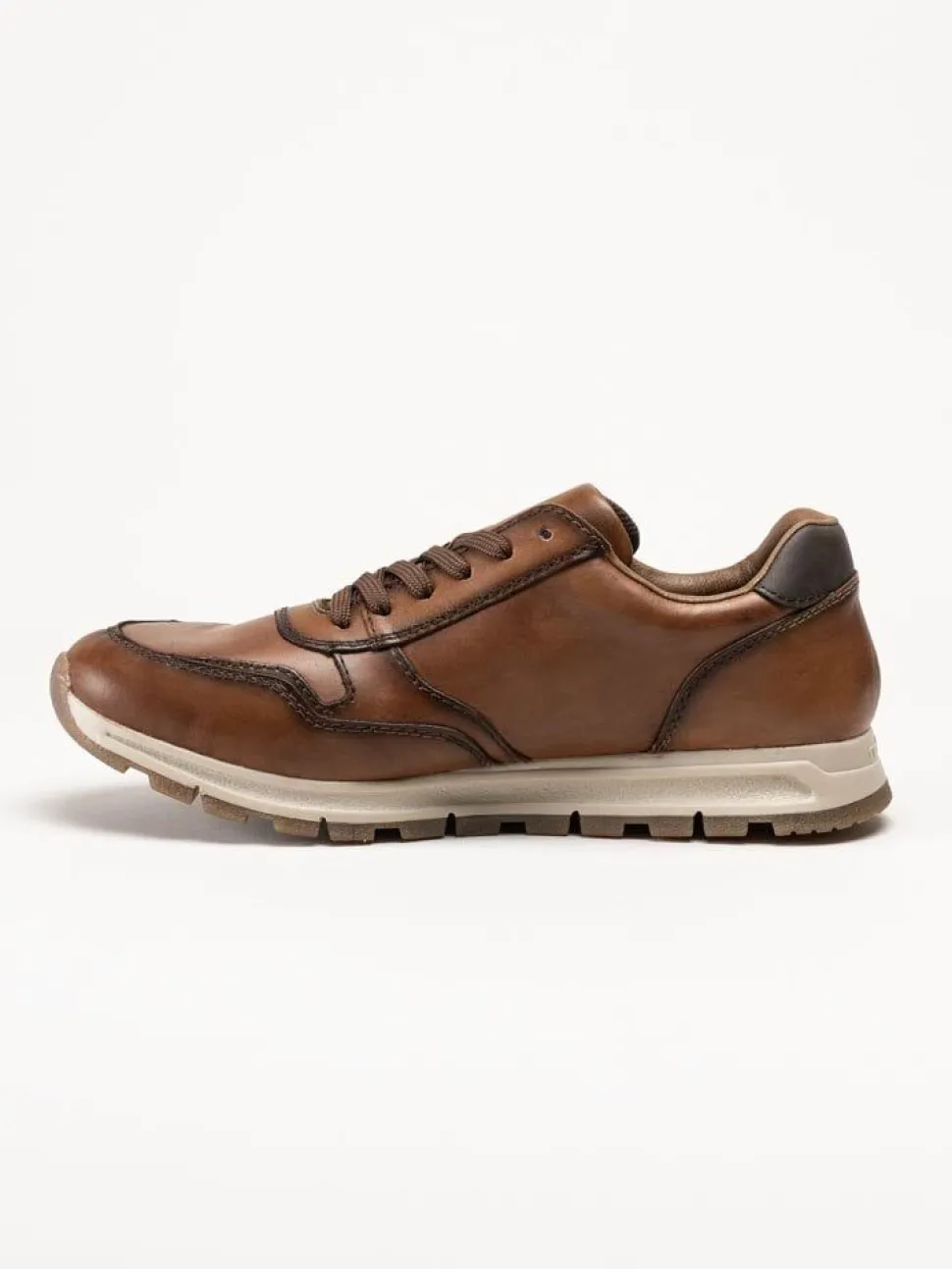 Rieker - Bruna sneakers i skinn