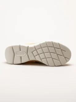 Rieker - Flerfärgade gula slip on skor i textil
