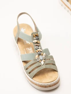 Rieker - Gröna sandaler
