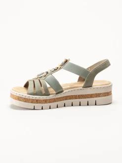 Rieker - Gröna sandaler