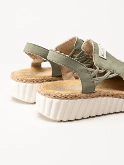 Rieker - Gröna sandaler