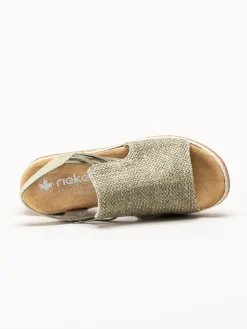 Rieker - Gröna sandaletter