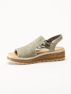 Rieker - Gröna sandaletter