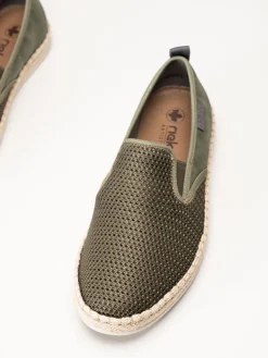 Rieker - Gröna slip on skor