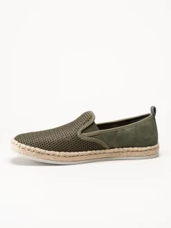 Rieker - Gröna slip on skor