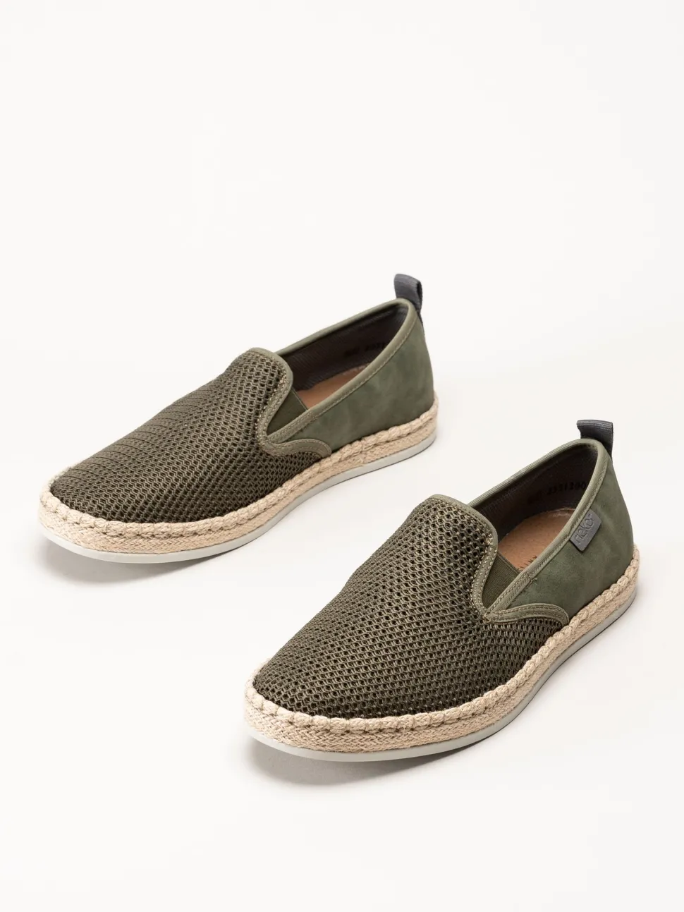 Rieker - Gröna slip on skor