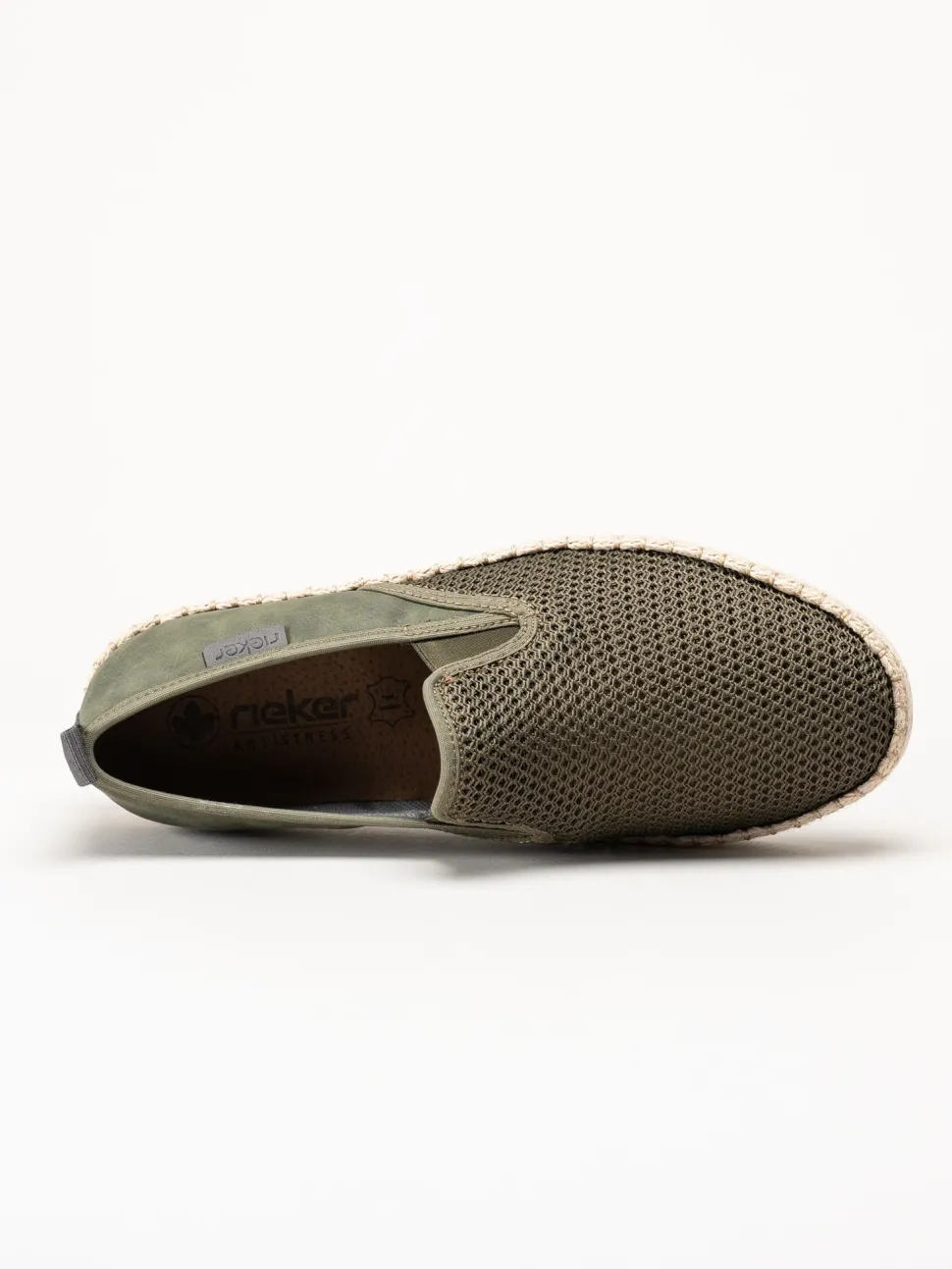 Rieker - Gröna slip on skor