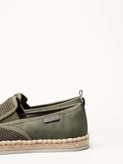 Rieker - Gröna slip on skor