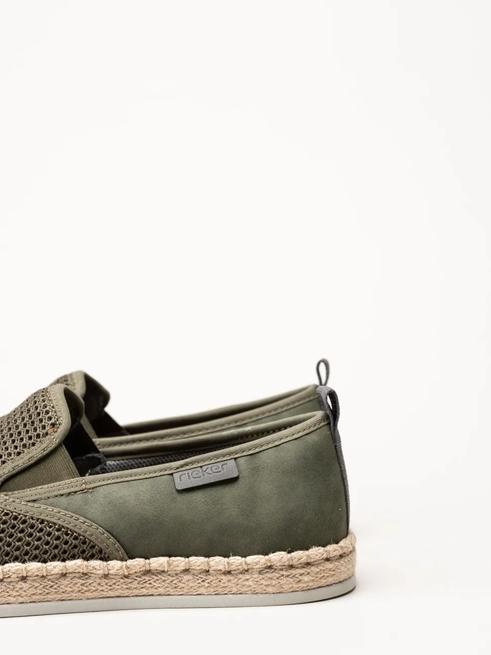 Rieker - Gröna slip on skor