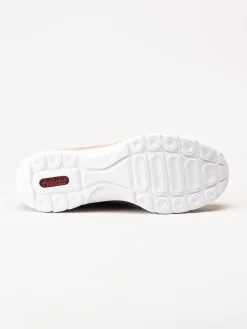Rieker - Gröna sneakers i skinnimitation