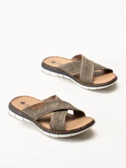 Rieker - Grå sandaler