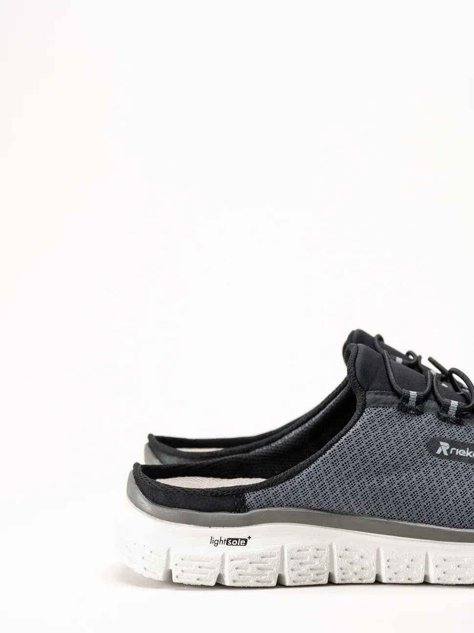 Rieker - Grå slip in sandal