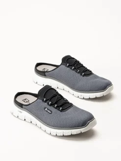 Rieker - Grå slip in sandal