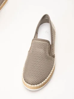 Rieker - Grå slip on skor